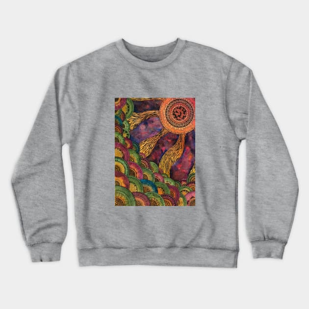 Mama abstract Crewneck Sweatshirt by amyliafaizalart